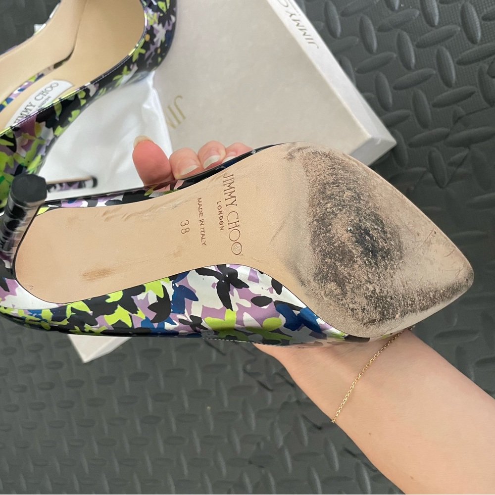 Jimmy Choo Romy 100 Pumps - Picture 4 of 7